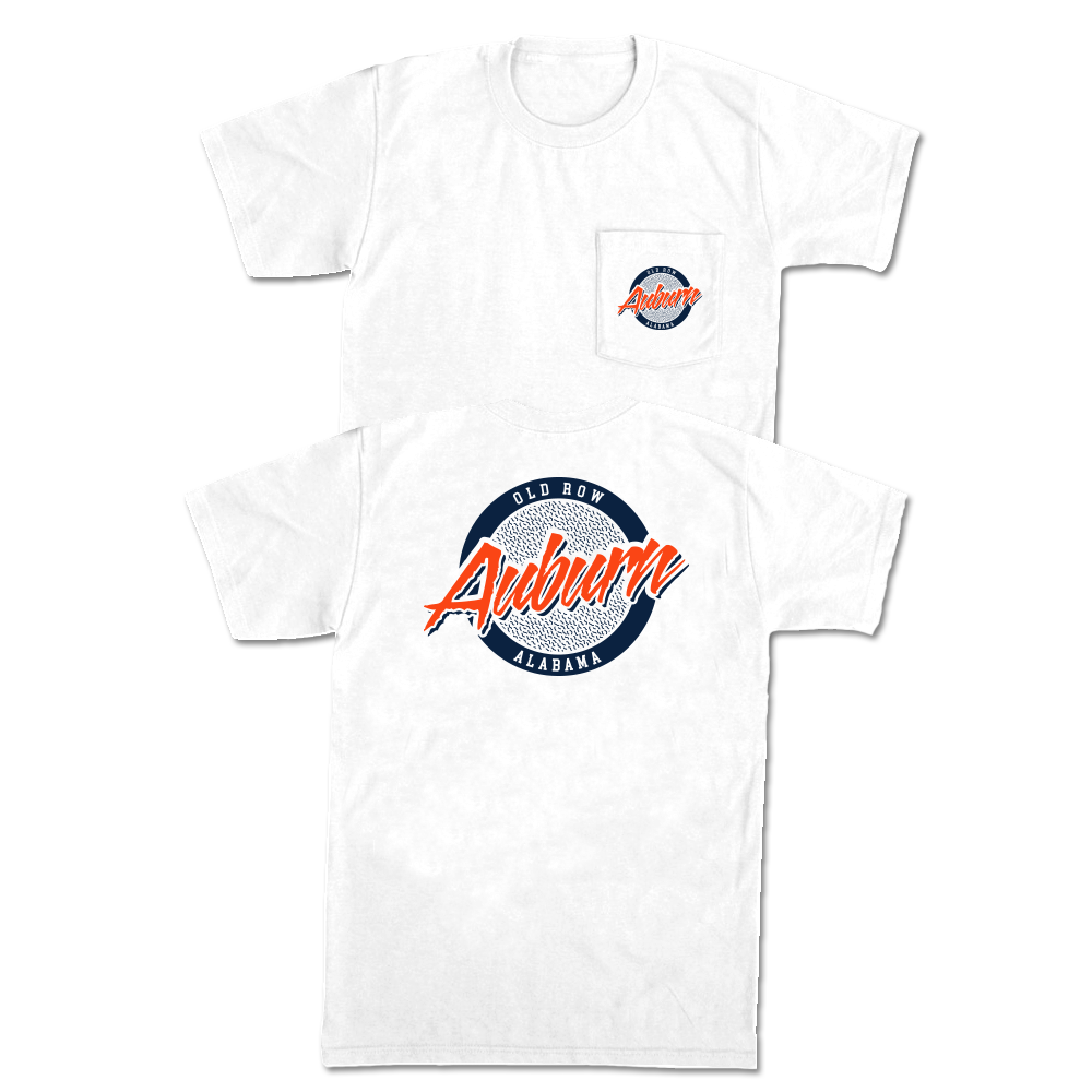 Auburn, Alabama Circle Logo Pocket Tee