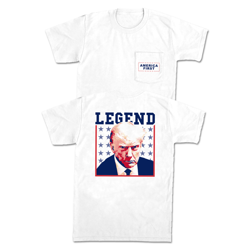 TRUMP MUGSHOT LEGEND II POCKET TEE