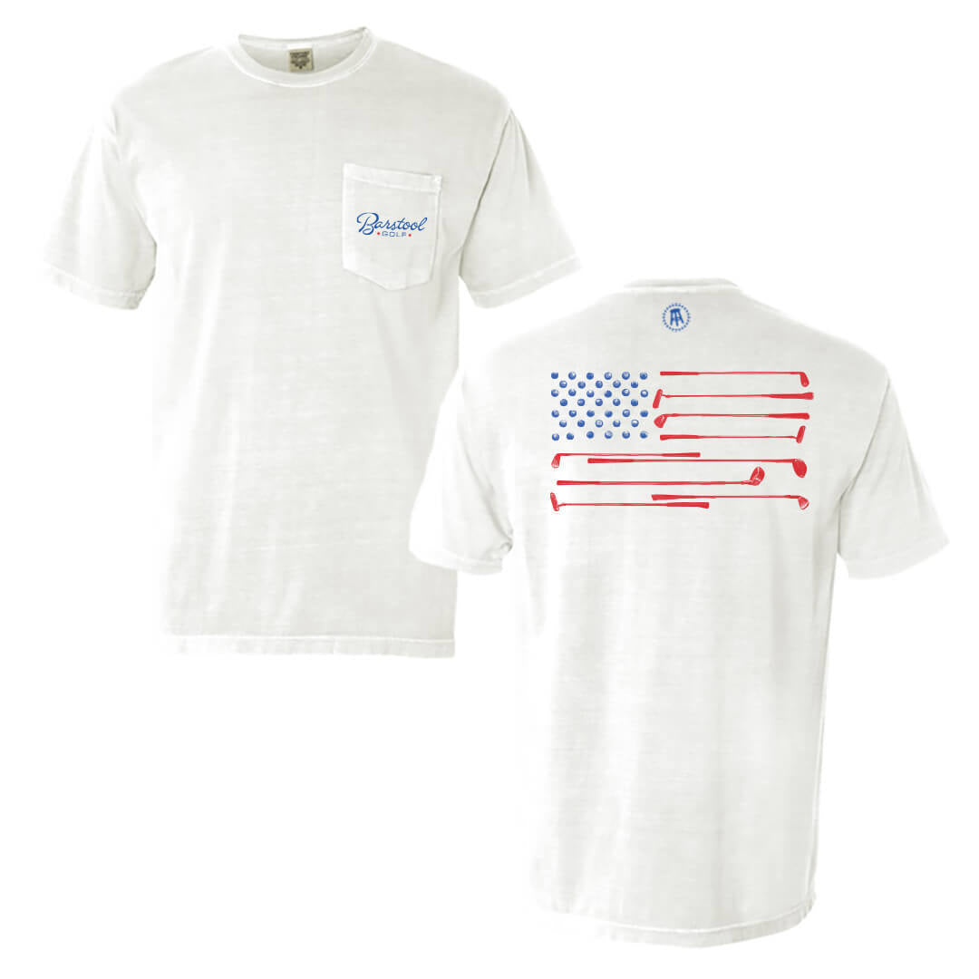 Barstool Golf Flag Pocket Tee / Old Row