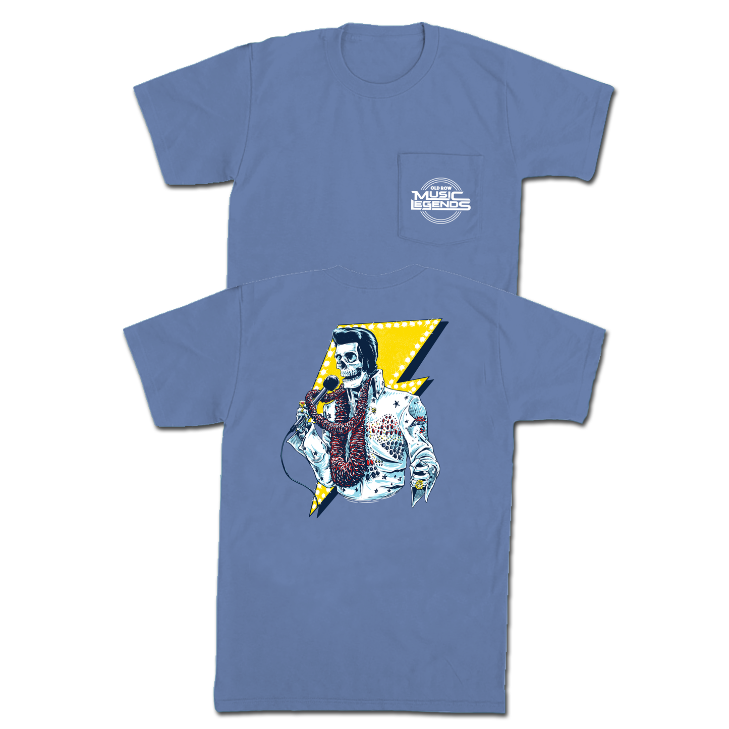 The Skelvis Pocket Tee