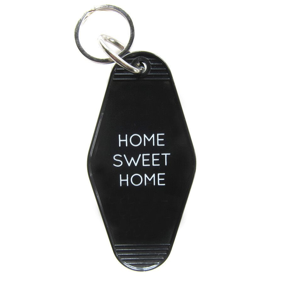 Key Tag - HOME SWEET HOME (Black)