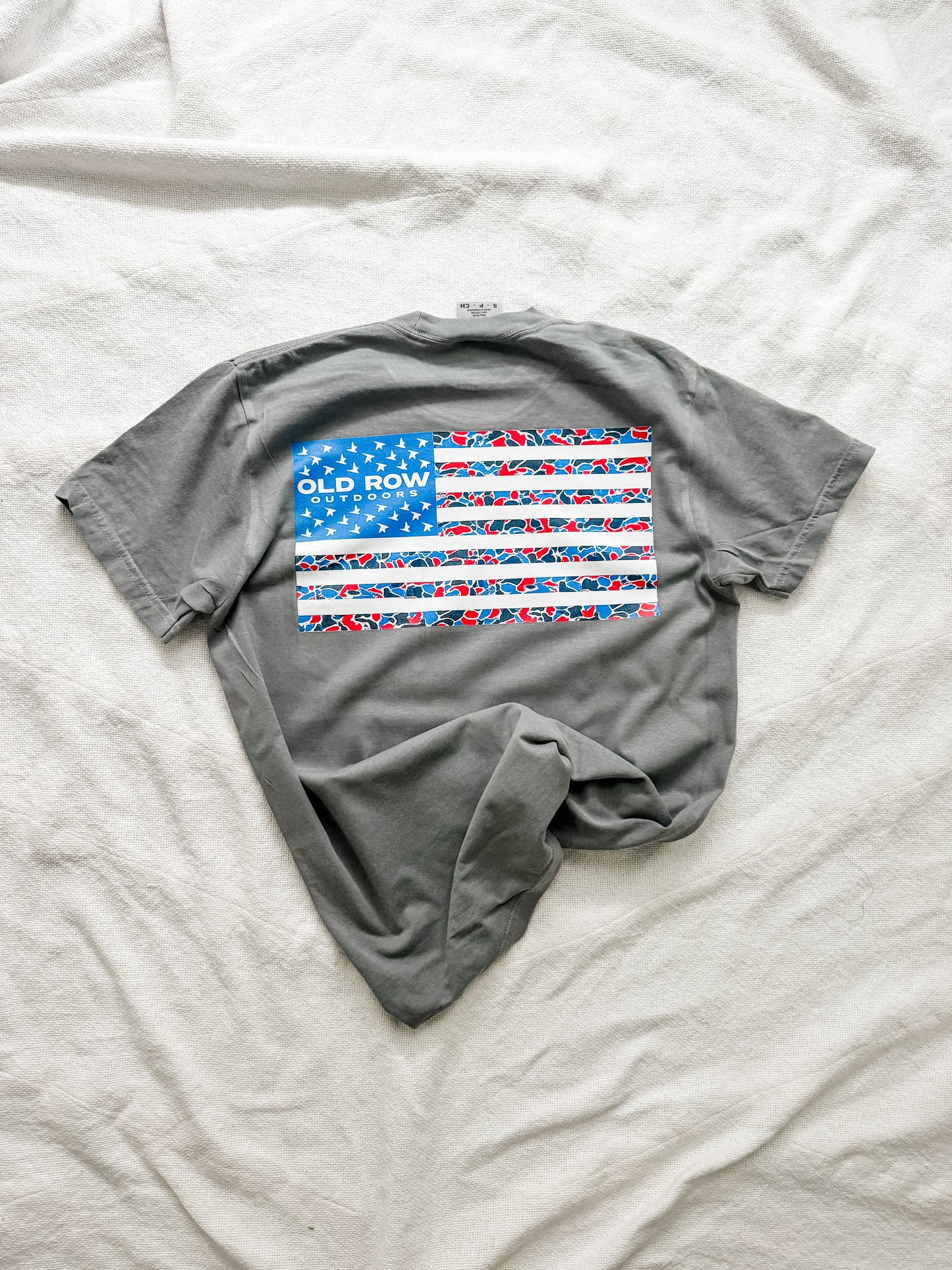 Old Row Outdoors USA Flag Tee