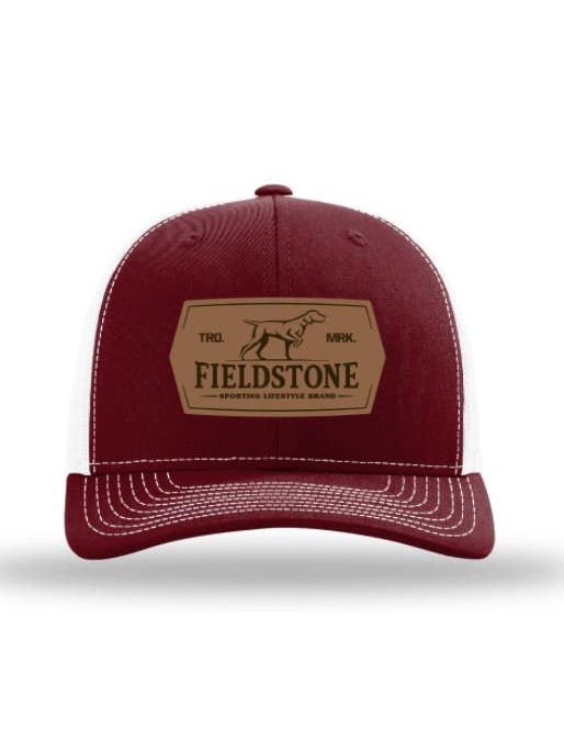 Leather Dog Patch Hat / / Fieldstone