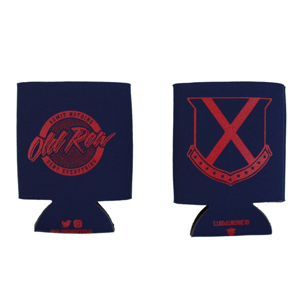 OLD ROW TAILGATE CAN COOLER (NAVY W/RED)