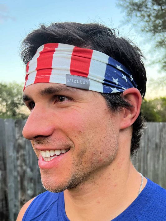 American Flag - Headband / Burlebro