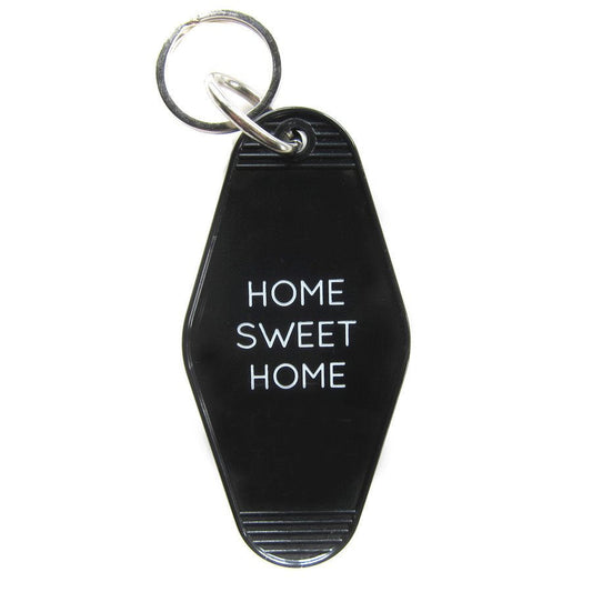 Key Tag - HOME SWEET HOME (Black)